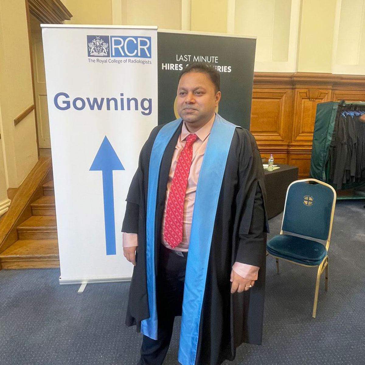 Dr. Saptarshi Ghosh was honored with the prestigious Fellow of Royal College of Radiology (Clinical Oncology) in London on September 15th, 2023
